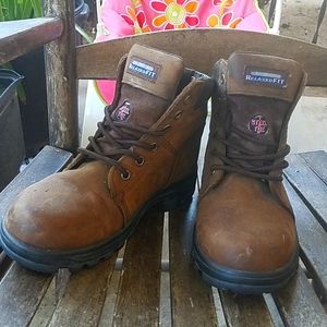 SKECHERS STEEL TOE WOMENS WORK BOOTS